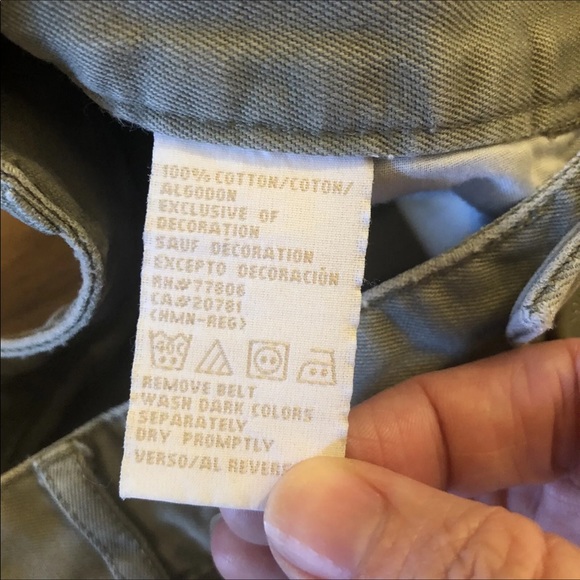 Tommy Hilfiger Womens Shorts Size 4 Green 4” Inseam Flat Front Pockets - Picture 5 of 9